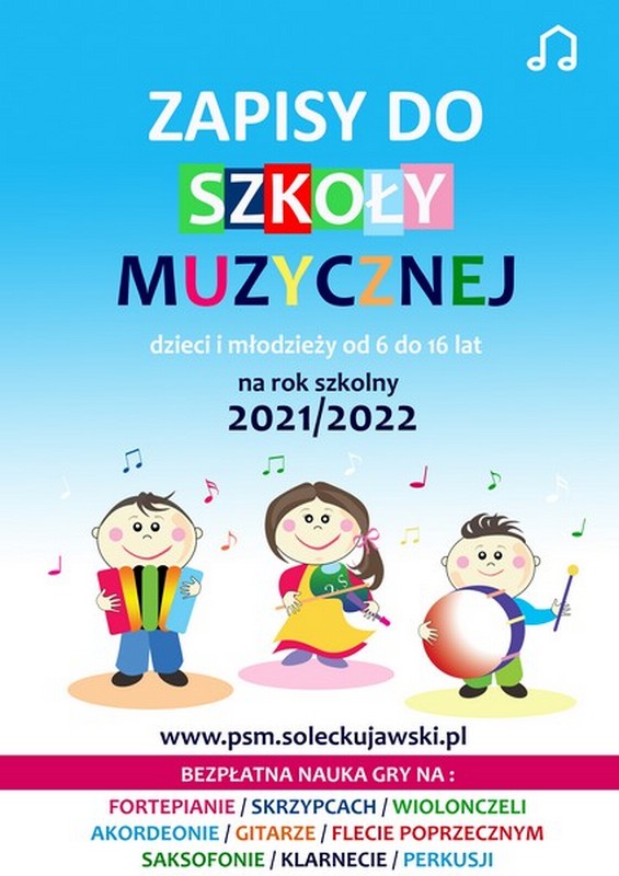 Zapisy do szkoły muzycznej